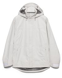 Prada - Technical Fabric Jacket, Chalk - Lyst