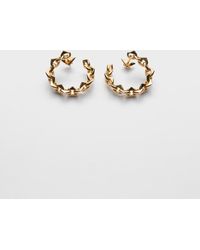 Prada - Boucles D'Oreilles Eternal En Jaune - Lyst