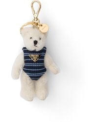 Prada - Ciondolo Portachiavi Teddy Con Anello - Lyst