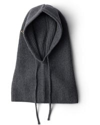 Prada - Wool And Cashmere Knit Hood - Lyst