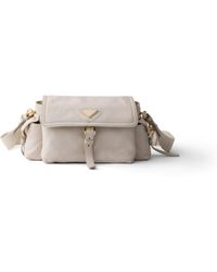 Prada - Explore Medium Nappa Leather Shoulder Bag With Flap - Lyst