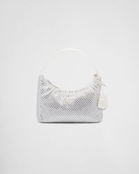 Prada - Satin Mini-bag With Artificial Crystals - Lyst