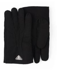 Prada - Handschuhe Aus Schaf-Wildleder, Herren, Größe 10 - Lyst