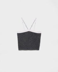 Prada - Cashmere And Wool Top - Lyst