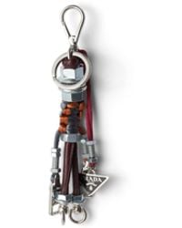 Prada - Robot Metal Key Ring Charm - Lyst