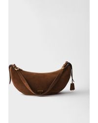 Prada - "Demi-Lune" Shoulder Bag - Lyst