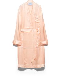 Prada - Silk Robe - Lyst