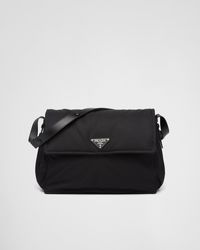 Prada - Große Schultertasche Aus Gepolstertem Re-nylon - Lyst