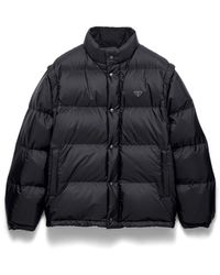 Prada - Medium-Weight Re-Nylon Down Jacket - Lyst