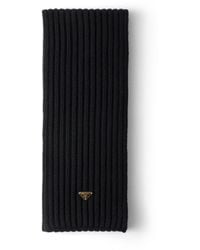 Prada - Wool Scarf - Lyst