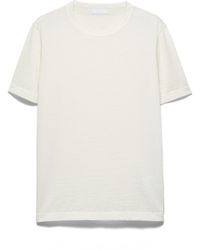 Prada - Cashmere And Silk T-Shirt - Lyst