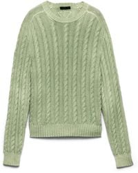 Prada - Jersey De Lana Y Cachemir Con Cuello Redondo, Hombre, Talla - Lyst