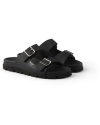 Prada - Rubber Slides, Size 35 - Lyst