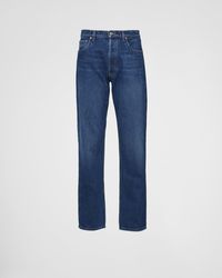 Prada - Regular-Fit Denim Jeans - Lyst
