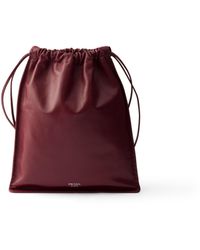 Prada - Wish Nappa Leather Pouch - Lyst