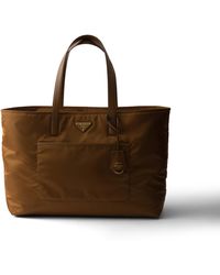 Prada - Re-Edition 1978 Large Re-Nylon And Saffiano Leather Tote Bag - Lyst