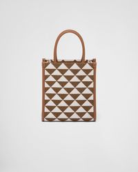 prada jacquard micro bag