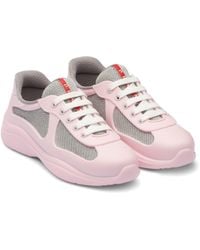 Prada - America's Cup Soft Rubber And Bike Fabric Sneakers - Lyst