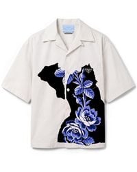 Prada - Timecapsule Printed Cotton Shirt - Lyst
