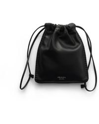 Prada - Nappa Leather Smartphone Pouch - Lyst