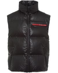 Prada - Chaleco De Plumón De Re-Nylon Ligero, Hombre, Talla - Lyst