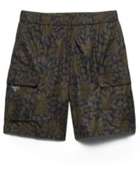 Prada - Printed Re-Nylon Swim Trunks - Lyst