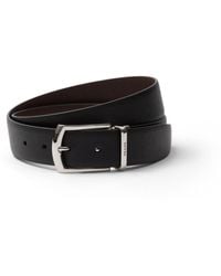 Prada - Reversible Saffiano Leather Belt - Lyst