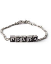 Prada - Metal Bracelet - Lyst
