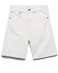Prada - Old Denim Bermudas - Lyst