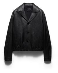 Prada - Chaqueta De Napa, Hombre, Talla - Lyst