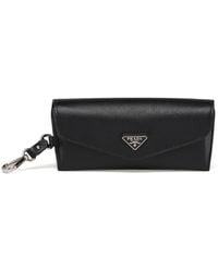 Prada - Saffiano Leather Eyeglasses Case - Lyst