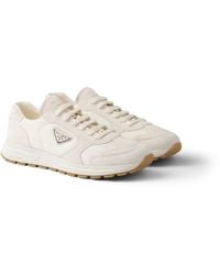 Prada - Sneakers Prax En Daim Et Re-Nylon, Homme, Taille - Lyst