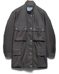 Prada - Washed Re-Nylon Rain Jacket - Lyst