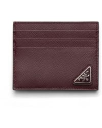 Prada - Saffiano Leather Card Holder - Lyst