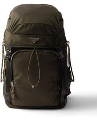 Prada - Speedrock Re-Nylon And Leather Backpack - Lyst