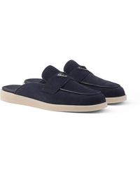 Prada - Sabots Aus Wildleder, Herren, Größe 7 - Lyst