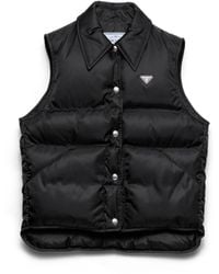 Prada - Re-Nylon Down Vest - Lyst
