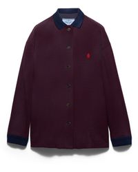 Prada - Piqué Blouson Jacket - Lyst