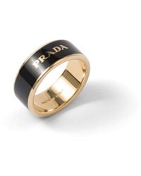 Prada - Ring Aus Emailliertem Metall, Damen, Größe 11 - Lyst
