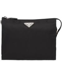 Prada - Neceser De Re-Nylon Y Piel Saffiano - Lyst