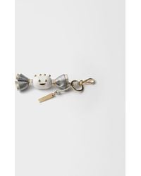Prada - Candy Plexiglas And Leather Key Ring Charm - Lyst