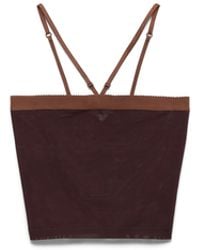 Prada - Tulle Top - Lyst