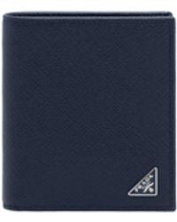 Prada - Portemonnaie Mit Logo-Schild - Lyst