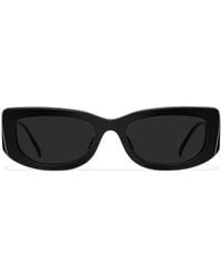 Prada - Sonnenbrille Mit Triangolo-Logo, Damen, Gläser - Lyst