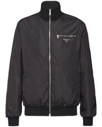 Prada - Reversible Wool And Re-Nylon Jacket - Lyst