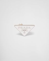 Prada - Symbole Clip Left Earring - Lyst