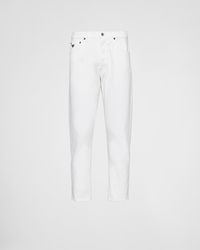 Prada - Five-pocket-jeans Aus Bull Denim - Lyst