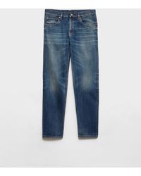 Prada - Jean Cinq Poches En Denim Selvedge - Lyst