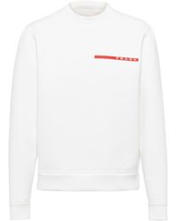 Prada - Technical Fabric Sweatshirt - Lyst