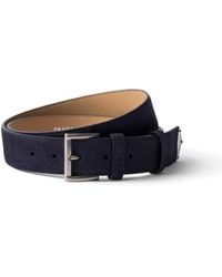 Prada - Gürtel Aus Wildleder, Herren, Größe - Lyst